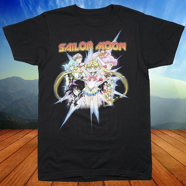 Sailor Moon Shirt Summer New Fashion Comfortable Ness Tees Loose Bl Shirt