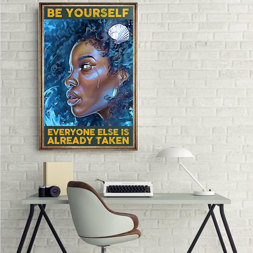 West Africa Best Canvas Prints Retro Afrocentric Poster Art Prints Black Women Black Man Bedroom Appealing Living Room Bedroom Bathroom Home Decoration