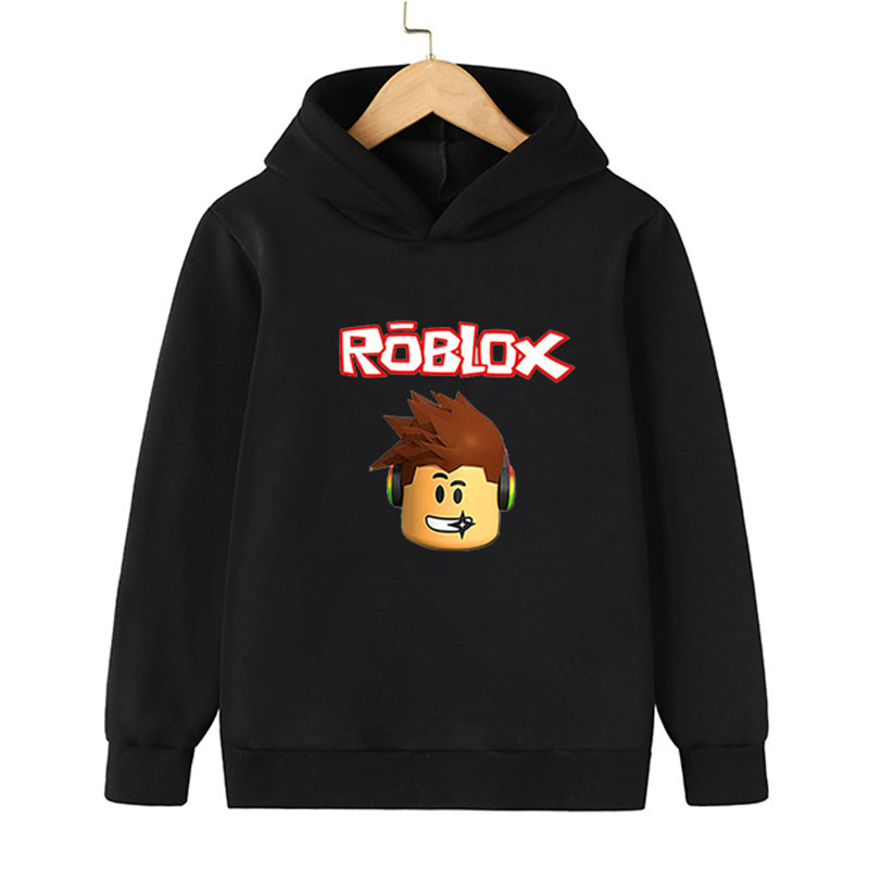 Autumn Fashion Boys Full Sleeve Game Robloxing Hoodies Children Sweatshirts Game Robloxing Costume Outwear Coats Kids Hoodies alx