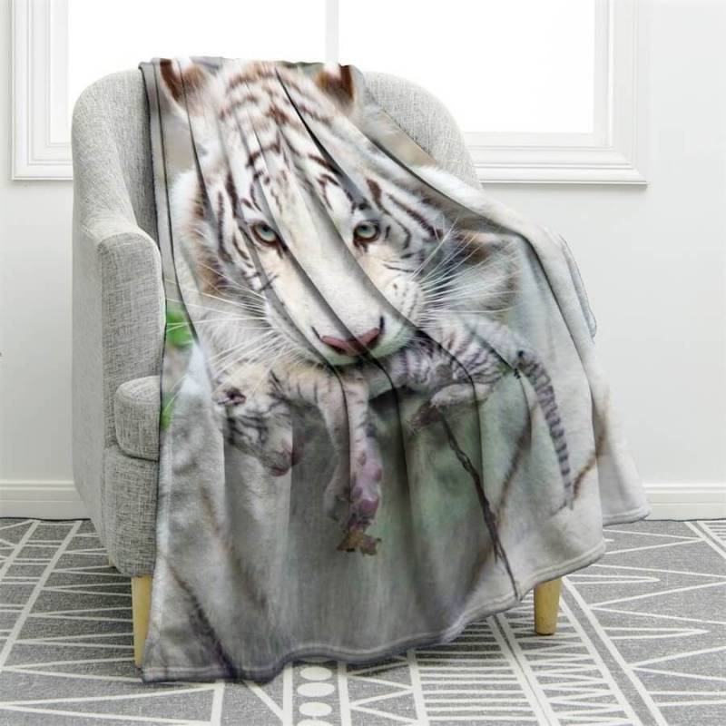 Bengal Tiger CLH1612024F Sherpa Fleece Blanket