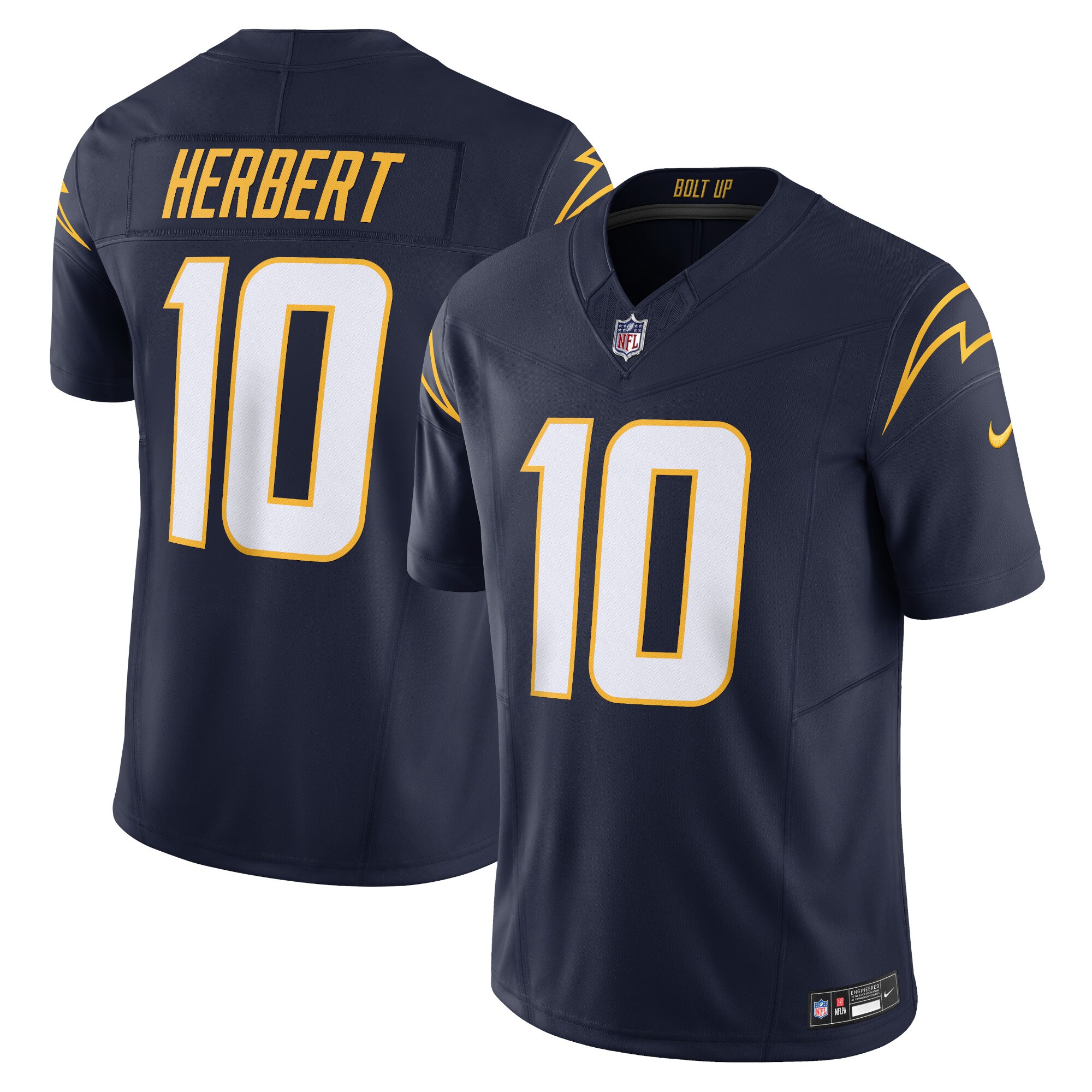 Men’s Los Angeles Chargers Justin Herbert Navy Vapor F.U.S.E. Limited Jersey