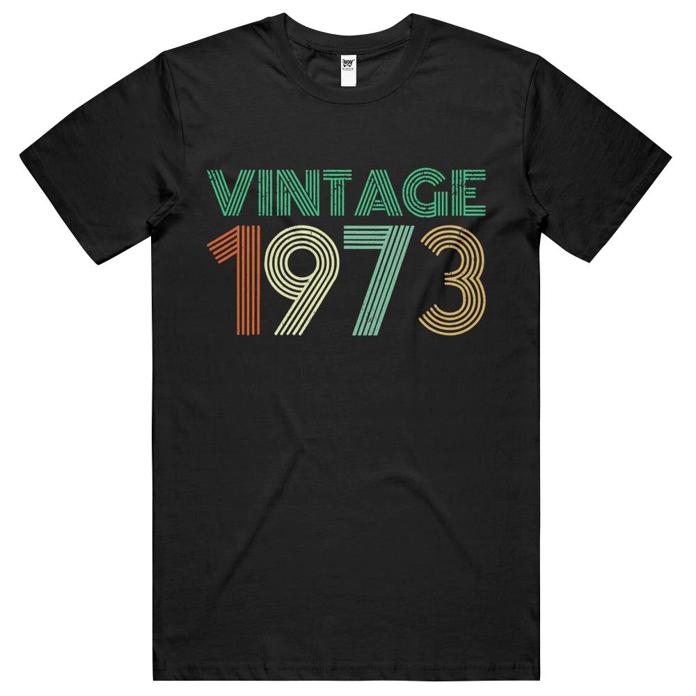 46Th Birthday Gift Idea Vintage 1973 Distressed T Shirts