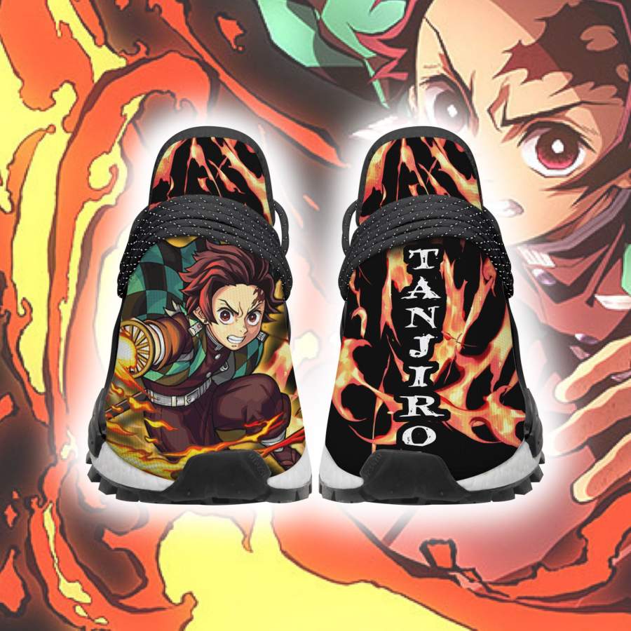 Demon Slayer Tanjiro NMD Sneakers Fire Breathing Anime Shoes