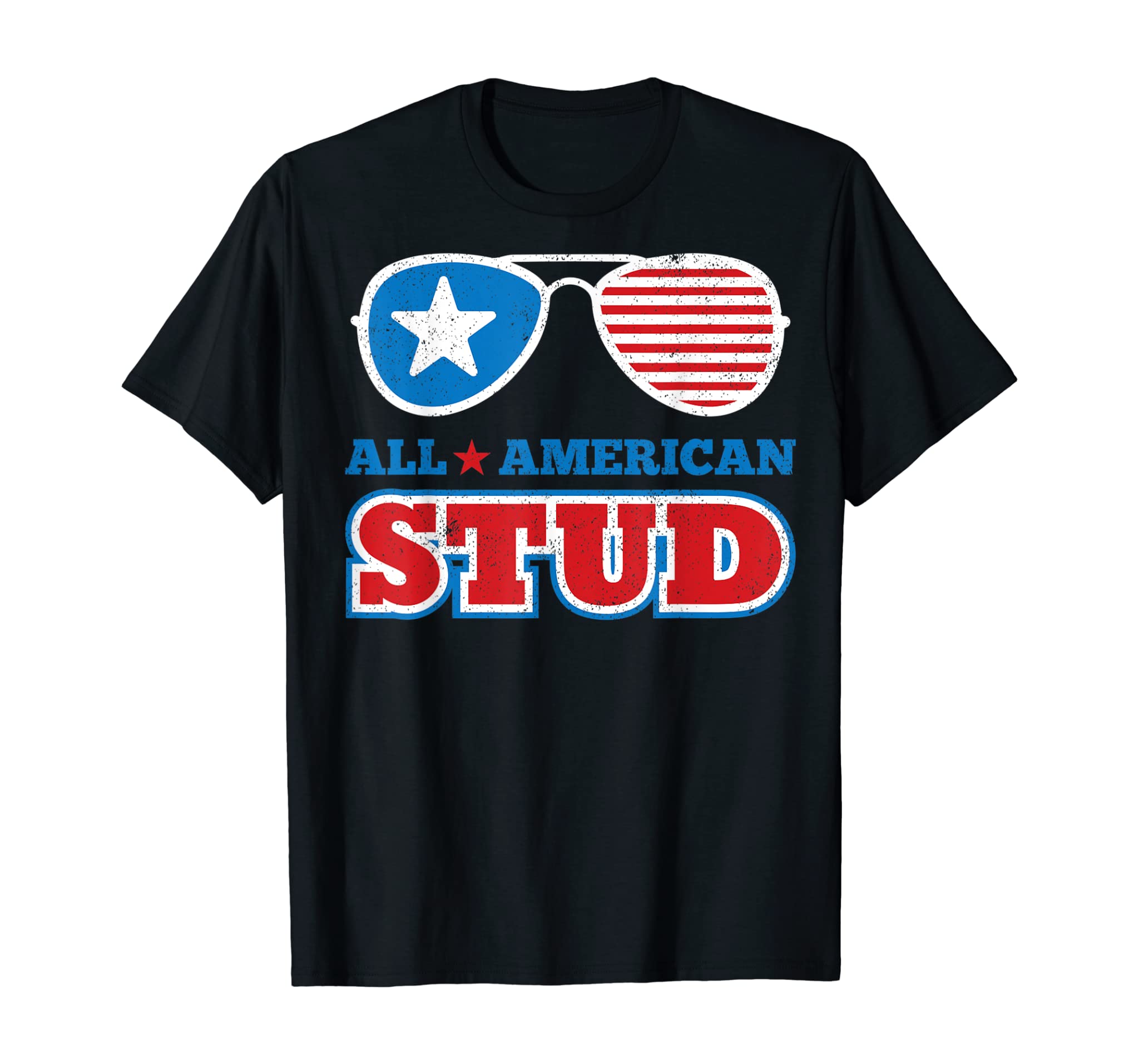 All American Stud Funny 4th Of July Independence Day Gift T-Shirt