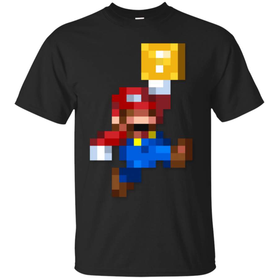 8 BIT – Mario lowres pixelart T Shirt & Hoodie