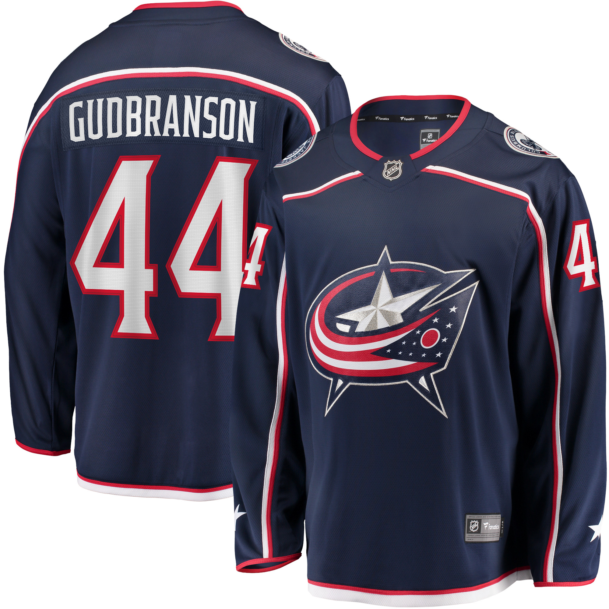 Erik Gudbranson Columbus Blue Jackets Branded Home Breakaway Player Jersey – Navy