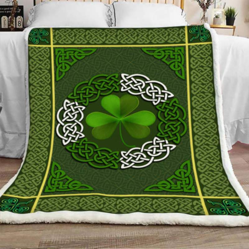 Irish Celtic Sherpa Blanket JR2101 68O31