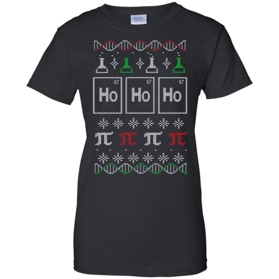 Scientific christmas ugly sweater Ladies’ T-Shirt