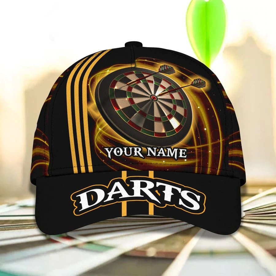 Customized Darts 3D Baseball Cap For Men And Women Who Loves Dart, Gift For Dart Loves