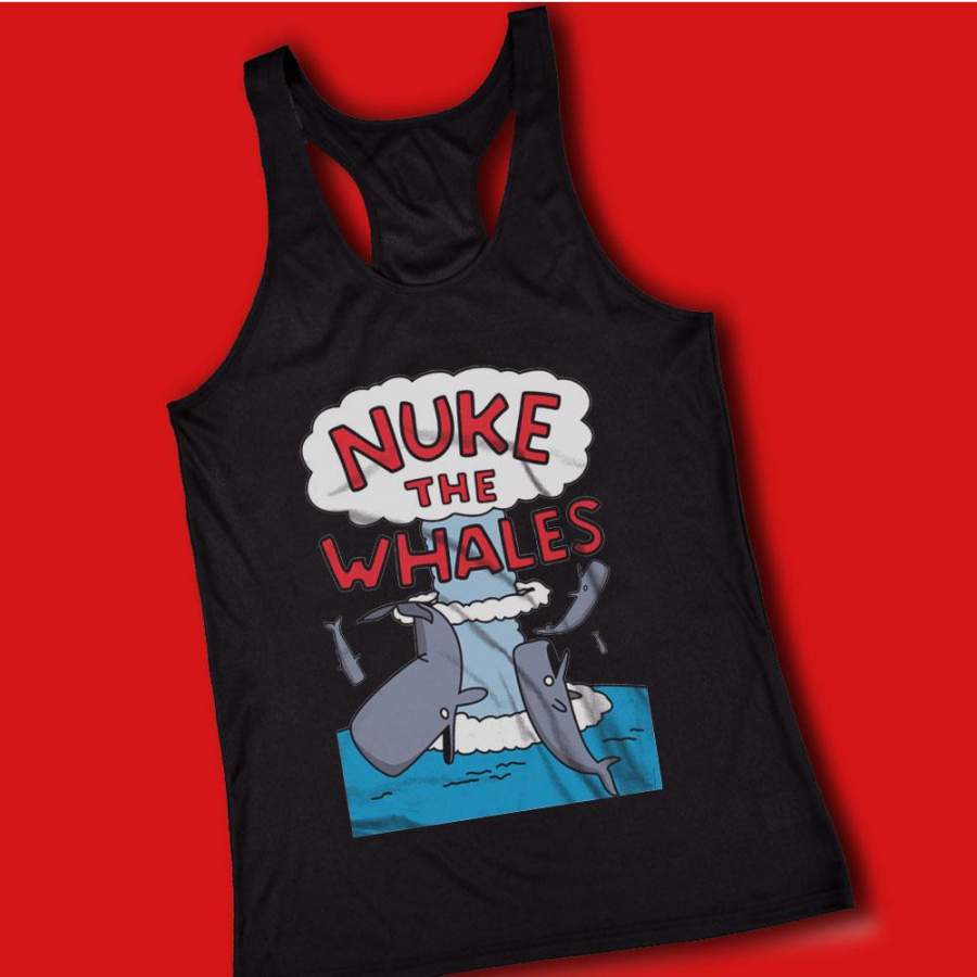 Nuke The Whales Shark Women’S Tank Top