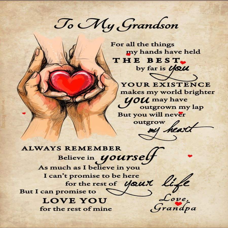 To My Grandson – From Grandpa poster