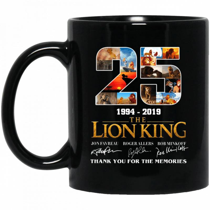 The Lion King 25 Years Anniversary Directors Signatures Mug For Movie Lovers PT06