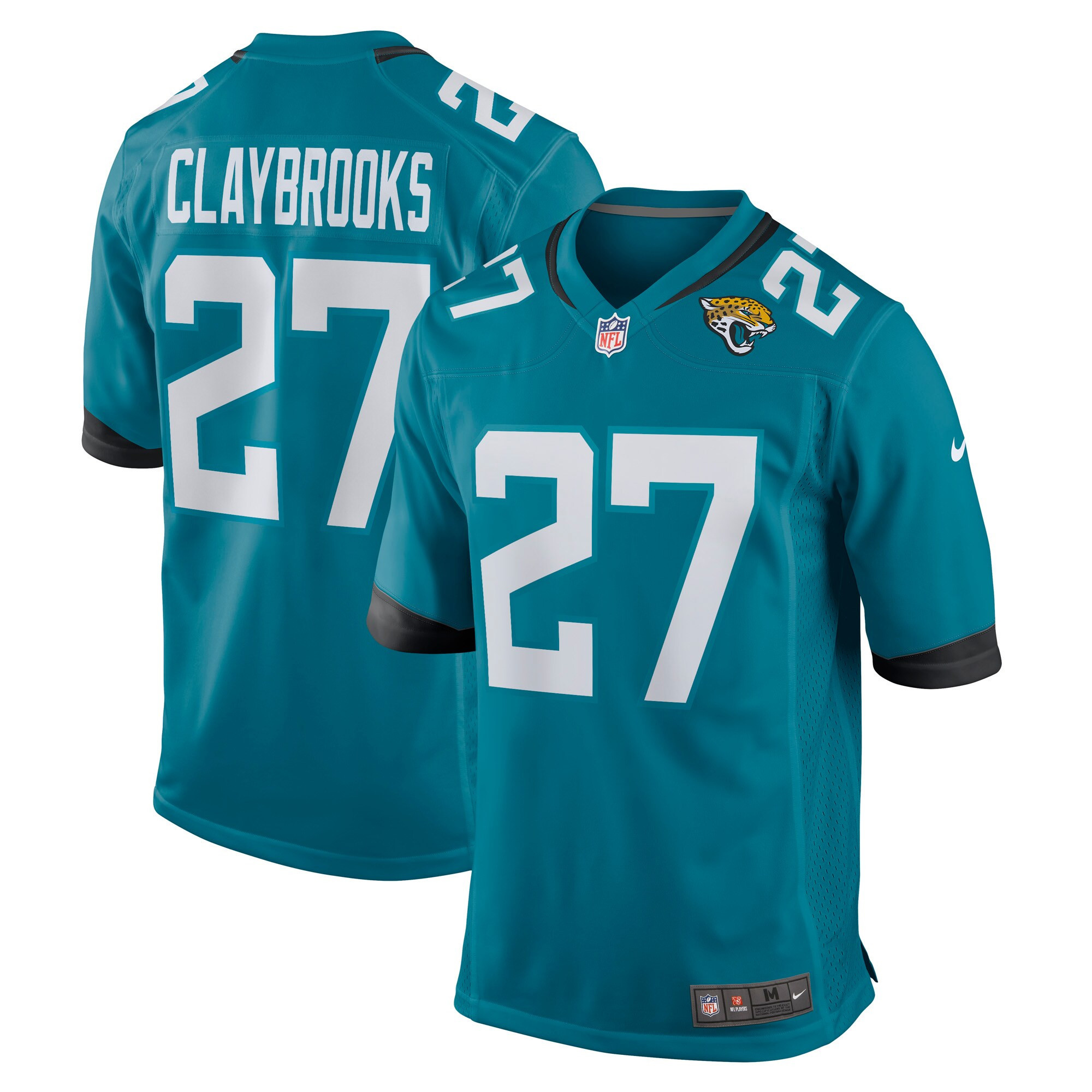 Chris Claybrooks Jacksonville Jaguars Game Jersey – Teal NFL