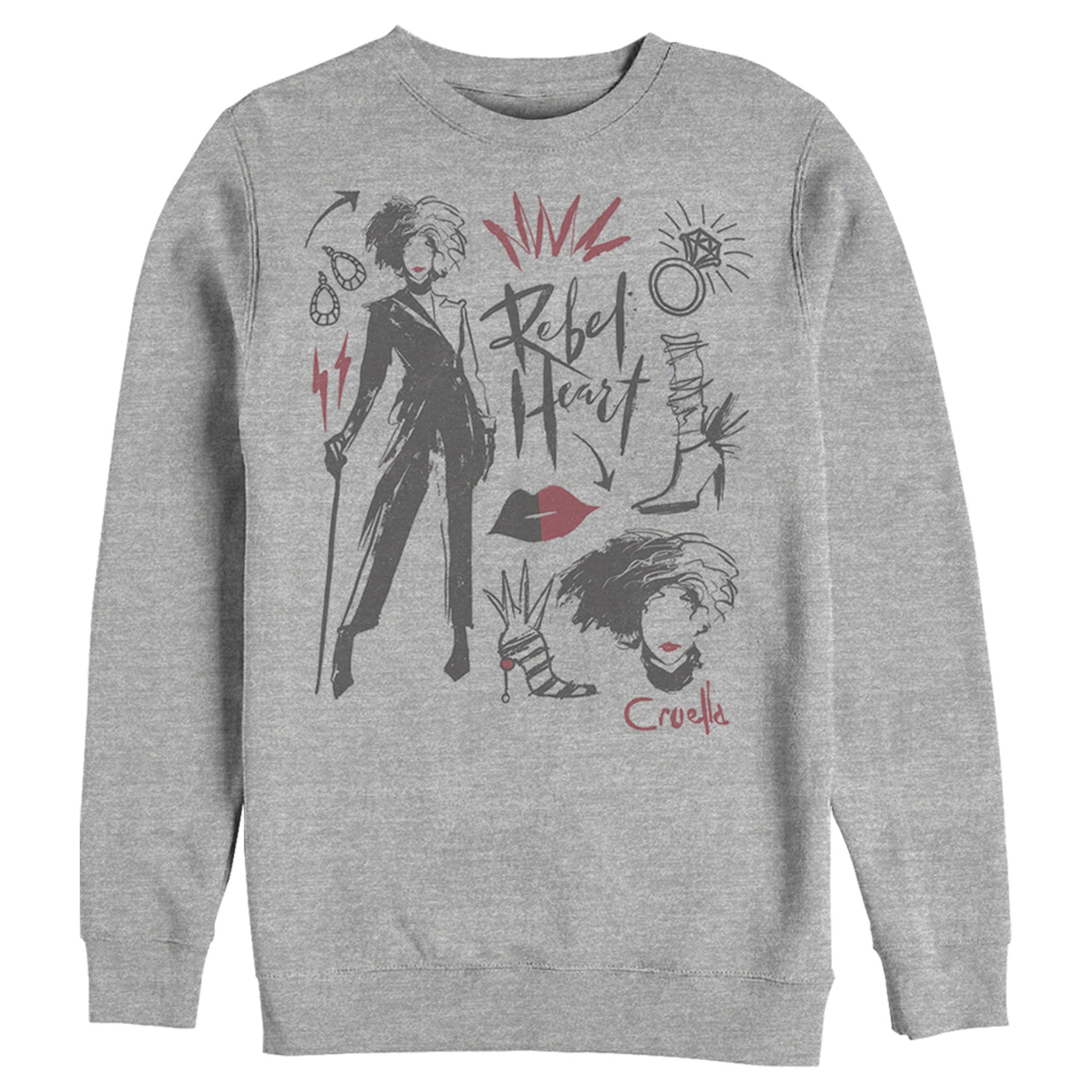 Cruella Men’S Fashion Drawings  Sweatshirt