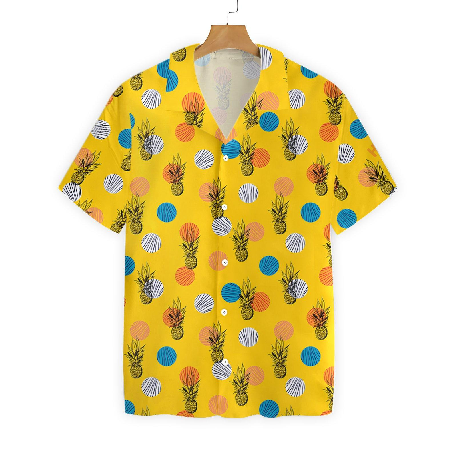 Pineapple Pattern 2710 Hawaii Shirt Ha72330