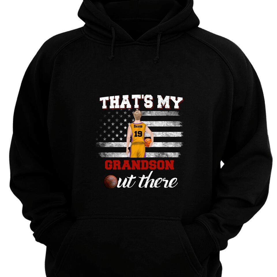 That’S My Grandson Out There Personalized Hoodie – Trending Personalized