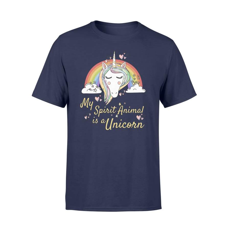 Cute Unicorn For Girls My Spirit Animal Is A Unicorn T Shirt