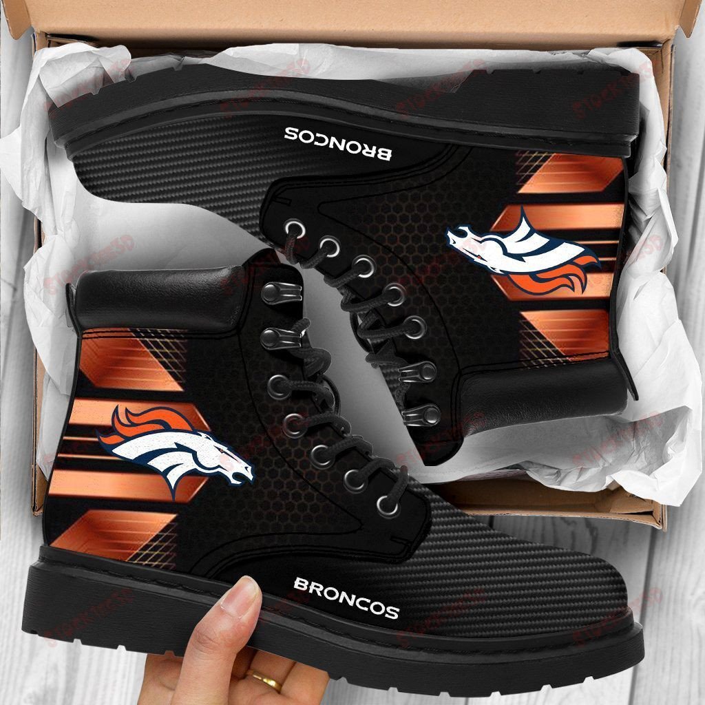 Denver Broncos Boots – Premium Shoes/ Premium Leather Boots – Gift For Sports Lovers 497