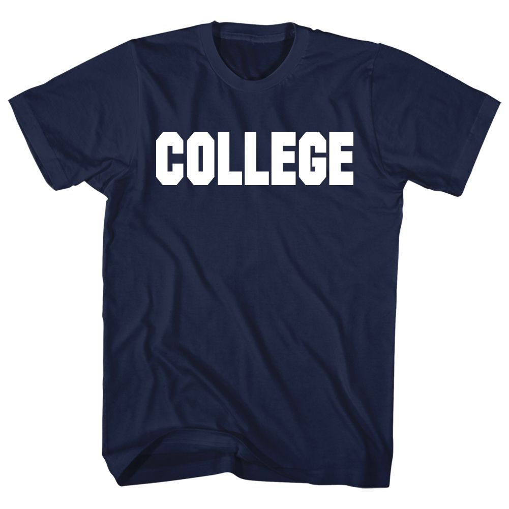 Animal House-College-Navy Adult S/S Tshirt