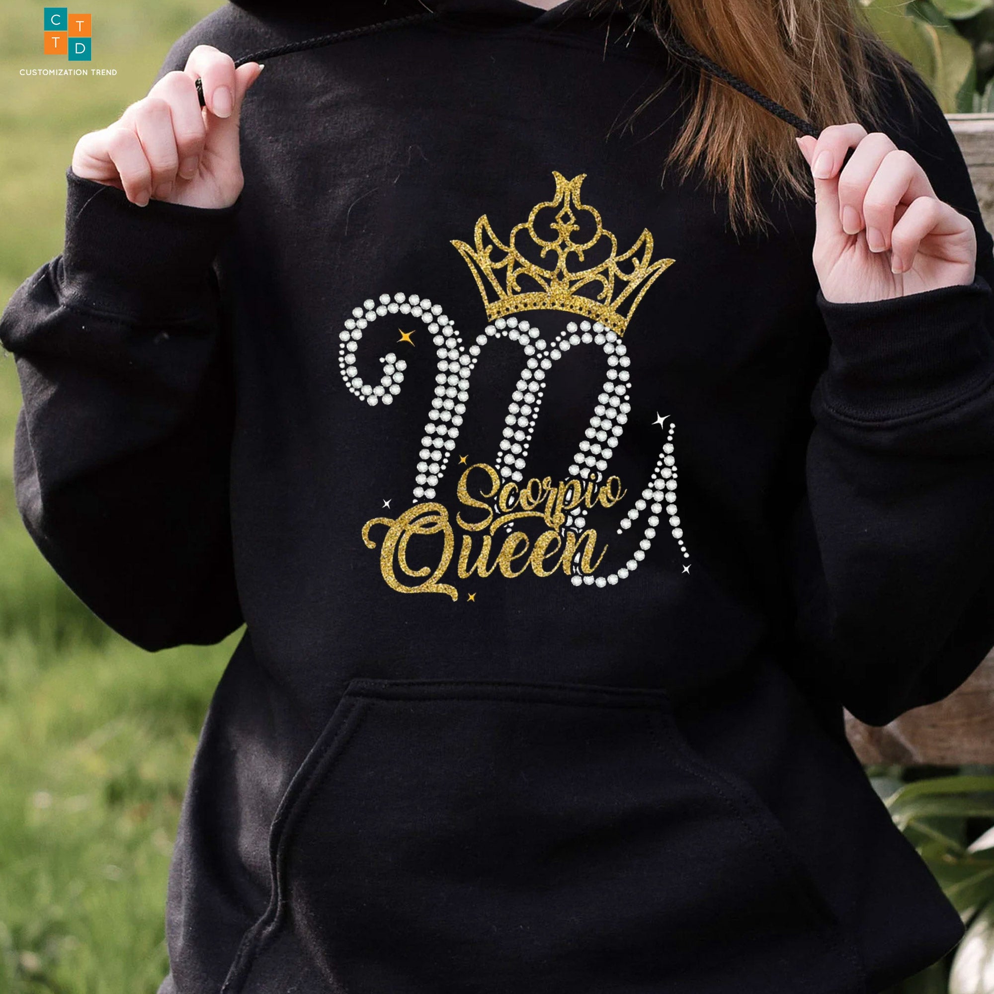 Scorpio Queen Hoodie, Shirt