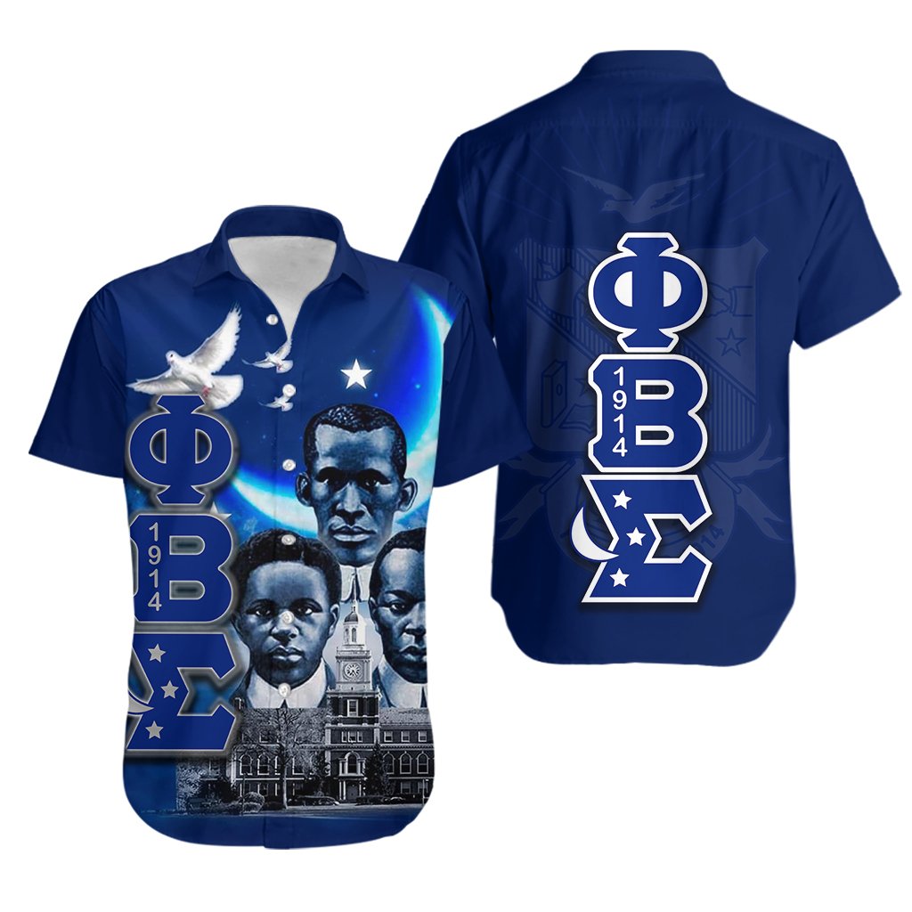 Phi Beta Sigma Hawaiian Shirt Founded 1914 Lt6