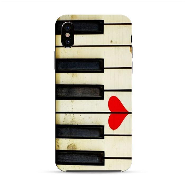 Vintage Piano Heart iPhone XR 3D Case