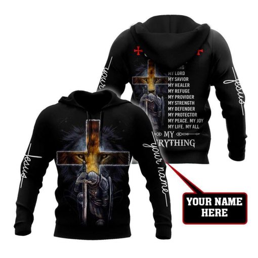 God My Everything Custom Name Christian Jesus 3D Printed Design Apparel Men And Women