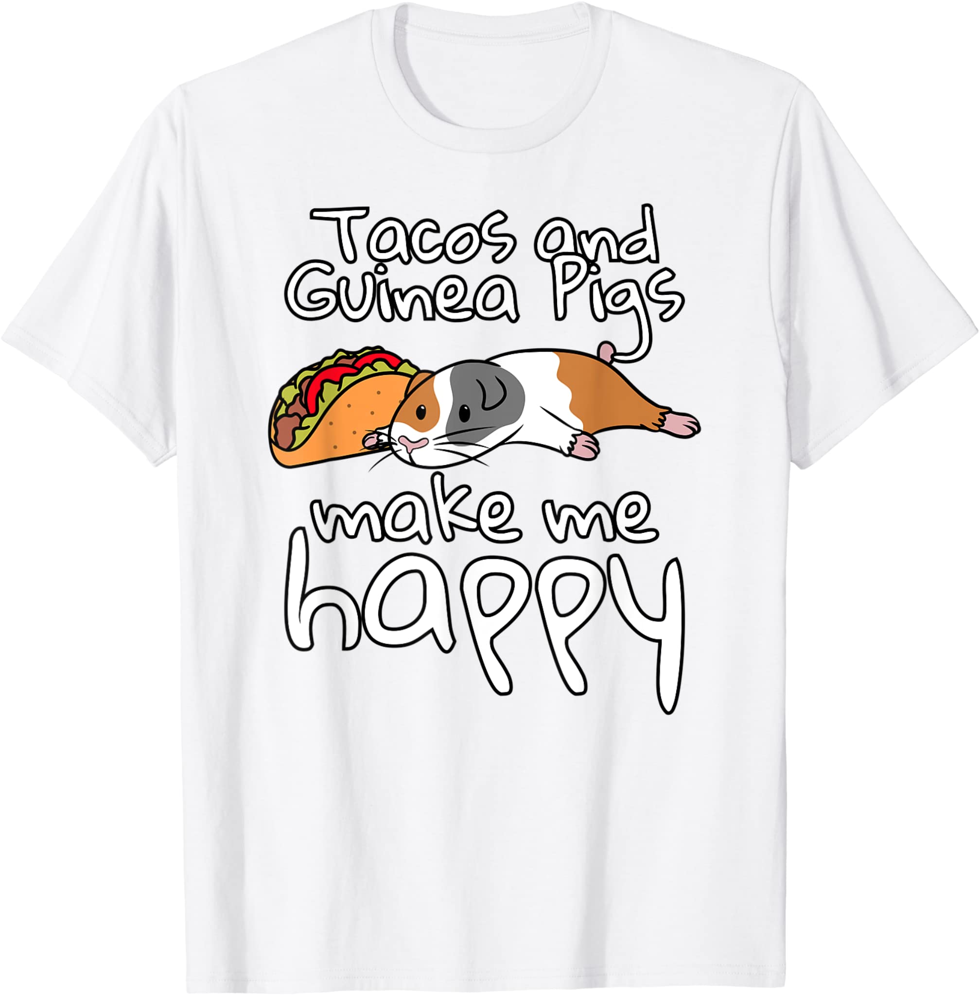 Tacos Guinea Pig Pet T-Shirt