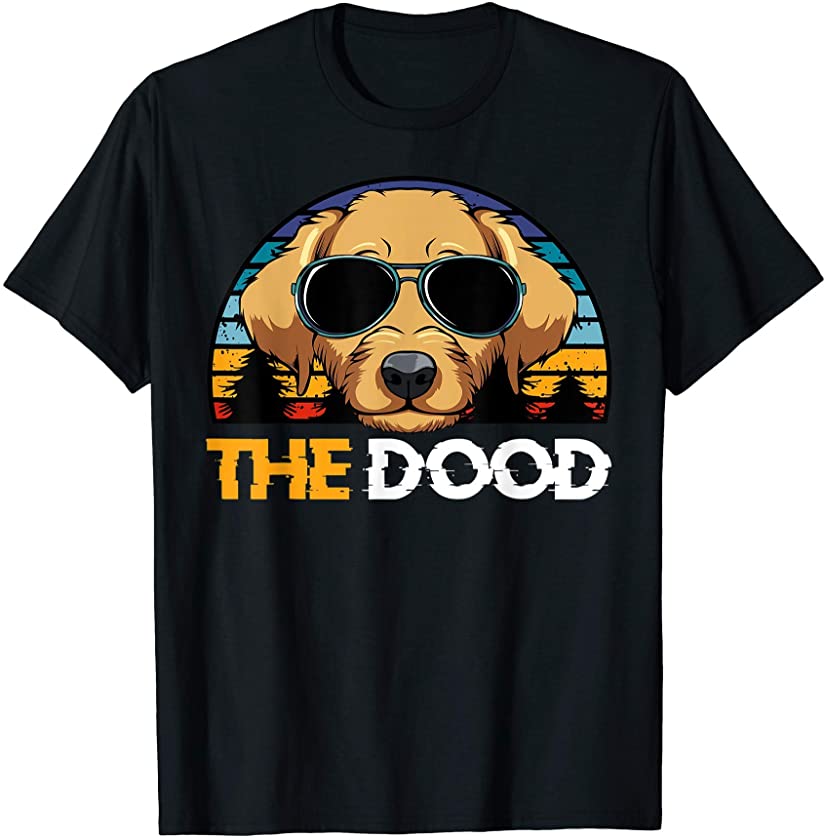 The Dood Puppy Dog Pet Lover Retro Vintage Goldendoodle Gift T-Shirt