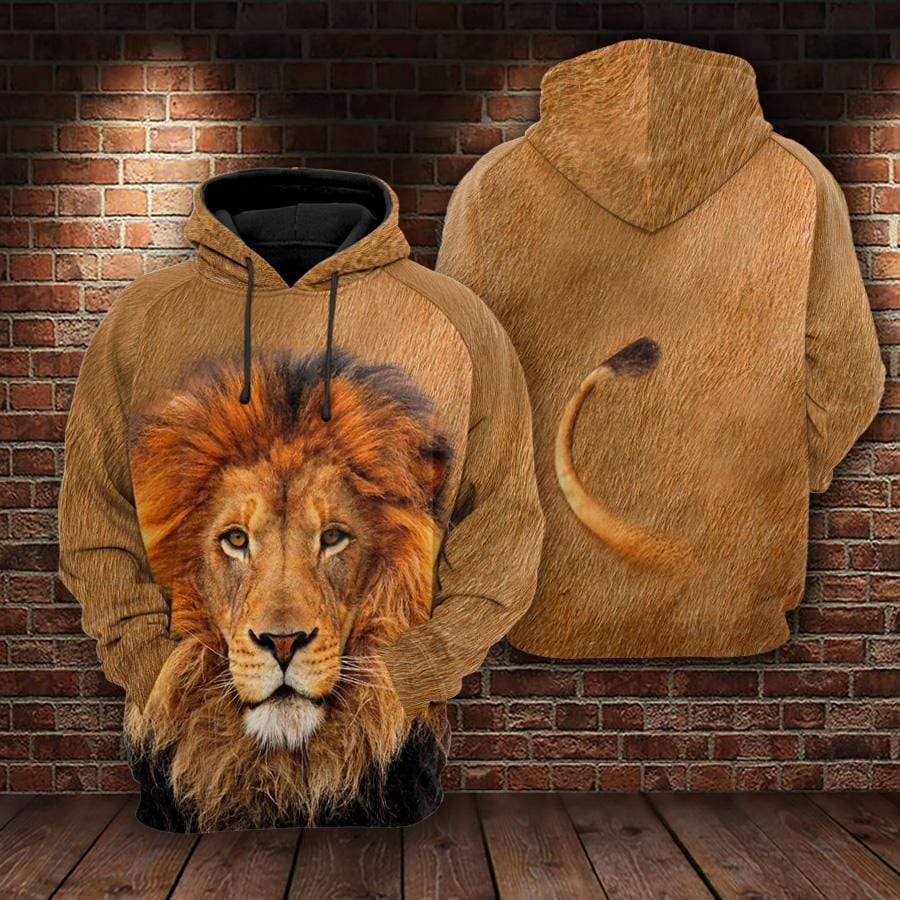 Skin Lion Lover Wild Hoodie 3D #KV