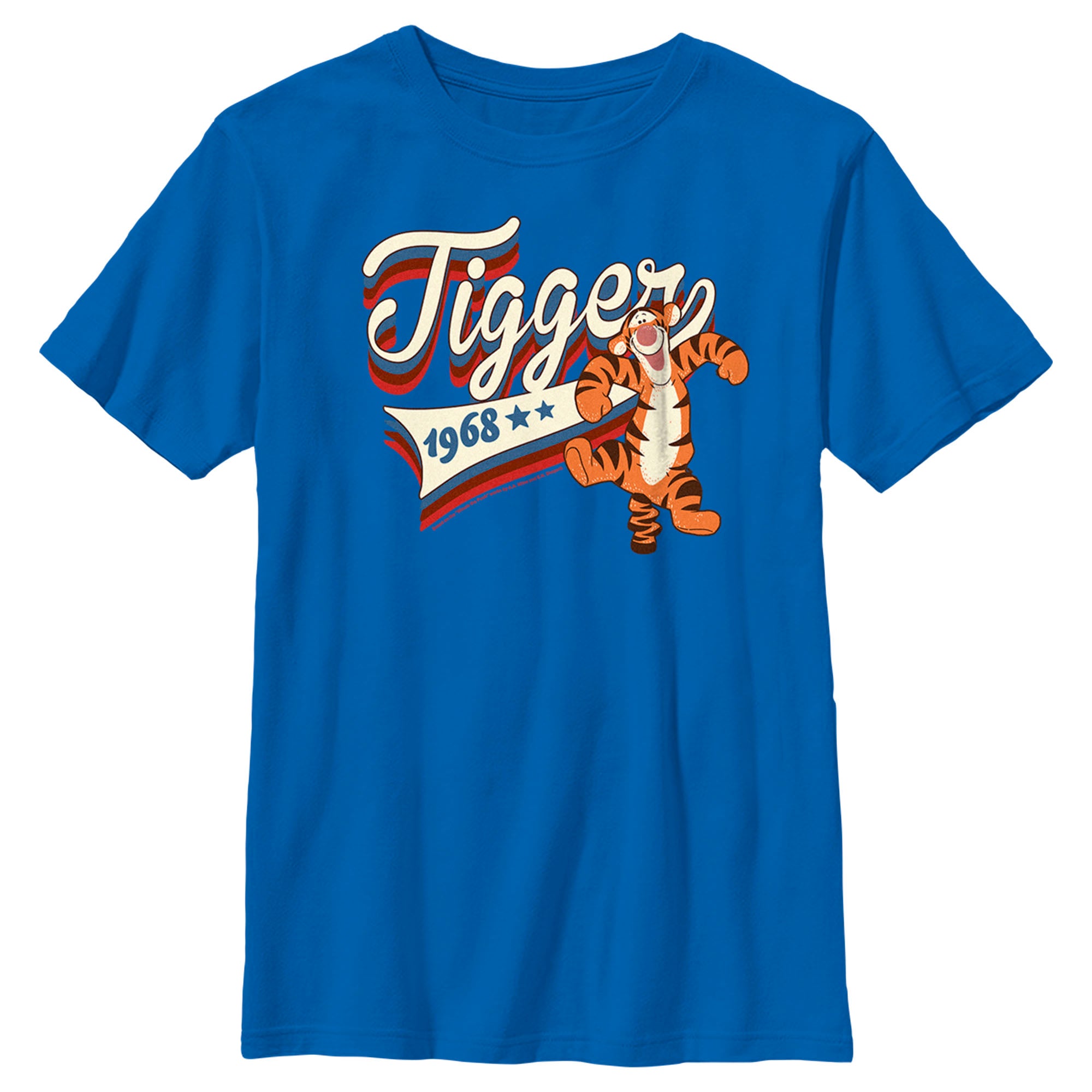 Boy’S Winnie The Pooh Red, White, And Blue Tigger T-Shirt