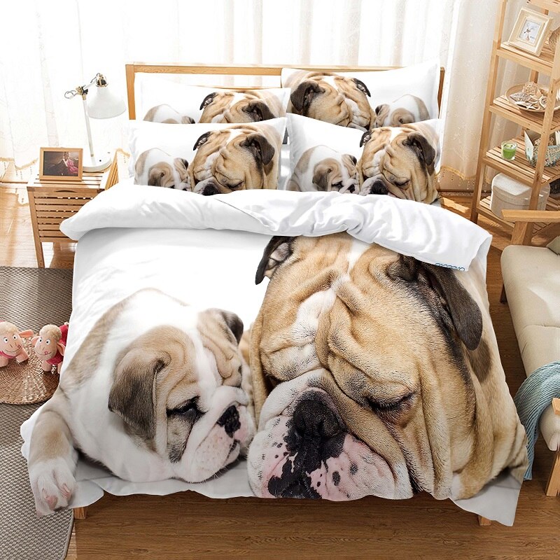 Puppy Bedding Set Duvet Cover Set 3D Bedding Digital Printing Bed Linen Queen Size Bedding Set Fashion Design