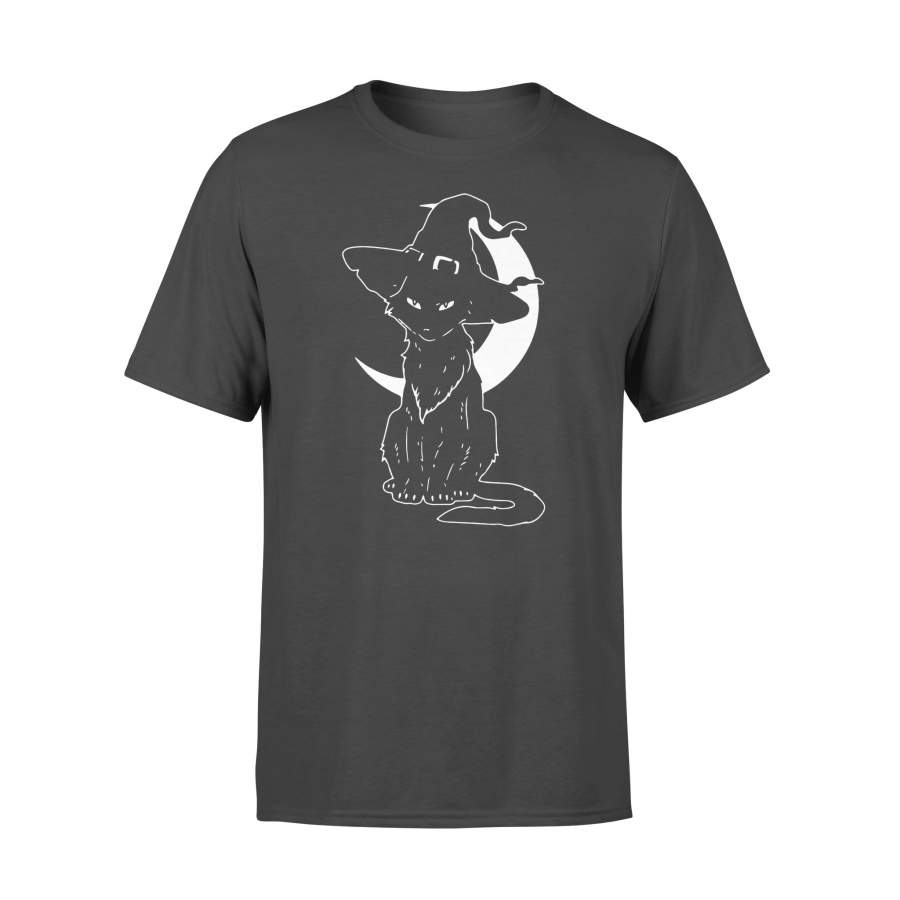 Black Cat Witch Moonlight T-shirt