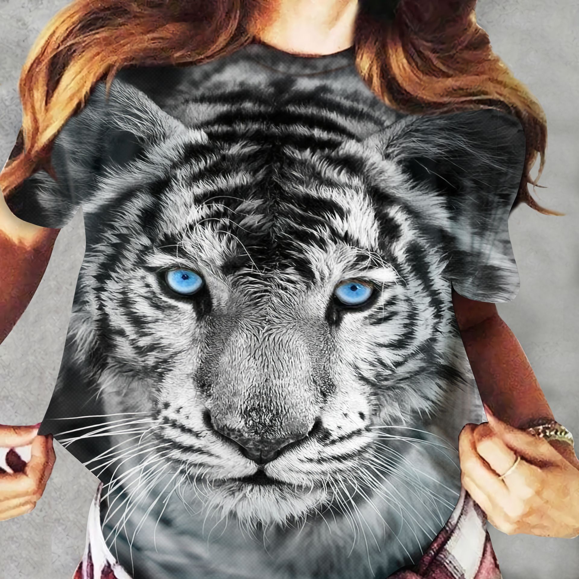 Tiger Ver05 Dadj170721Ltl Unisex 3D T-Shirt All Over Print