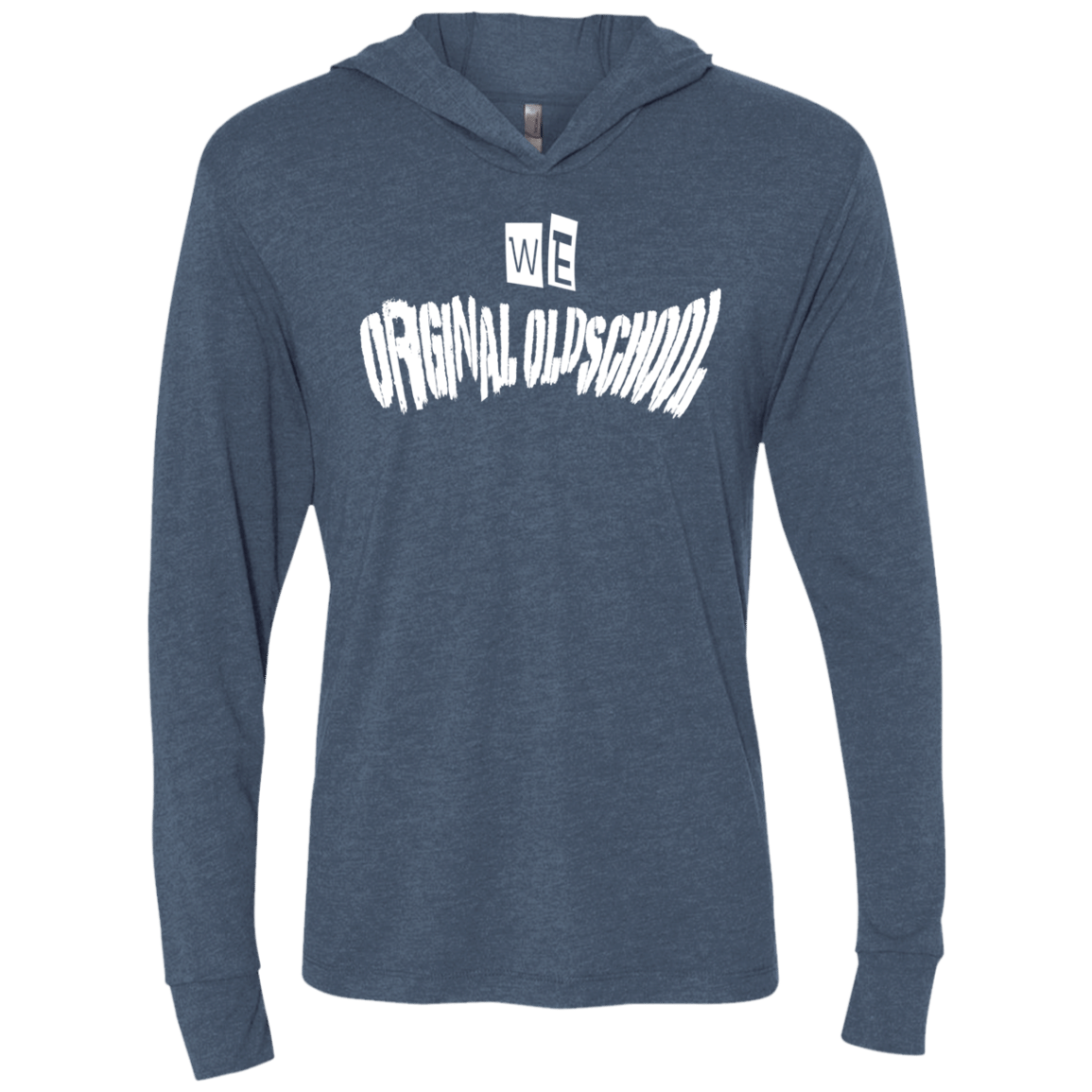 Oldschool Triblend Long Sleeve Hoodie Tee