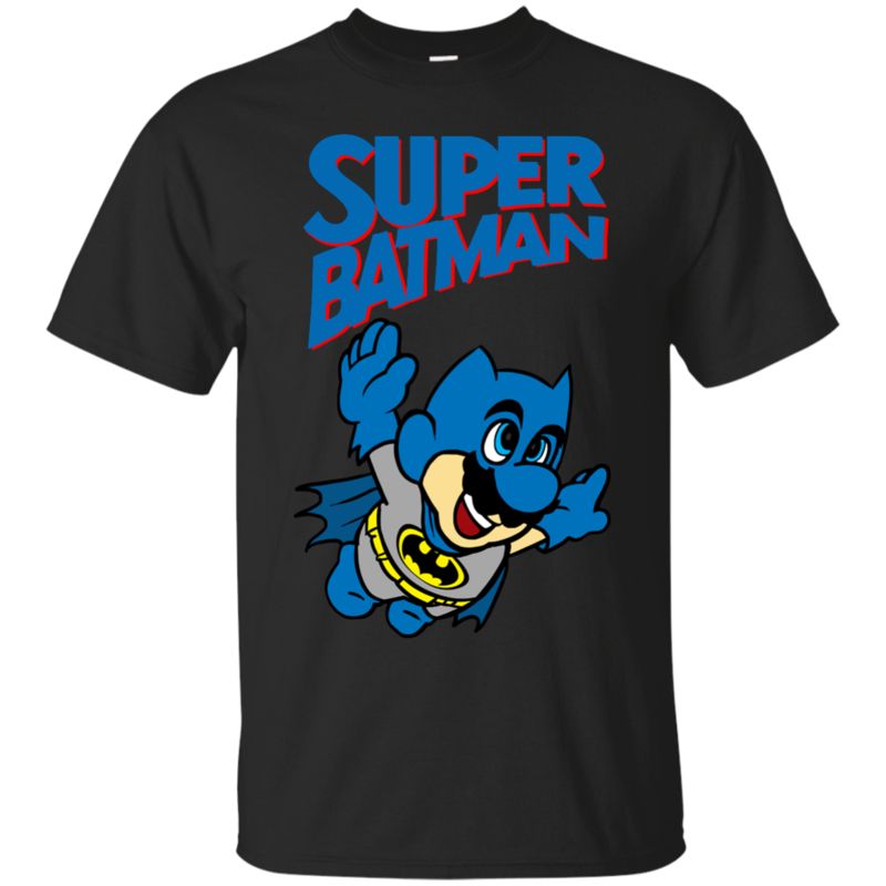 Super Mario Batman T-shirt