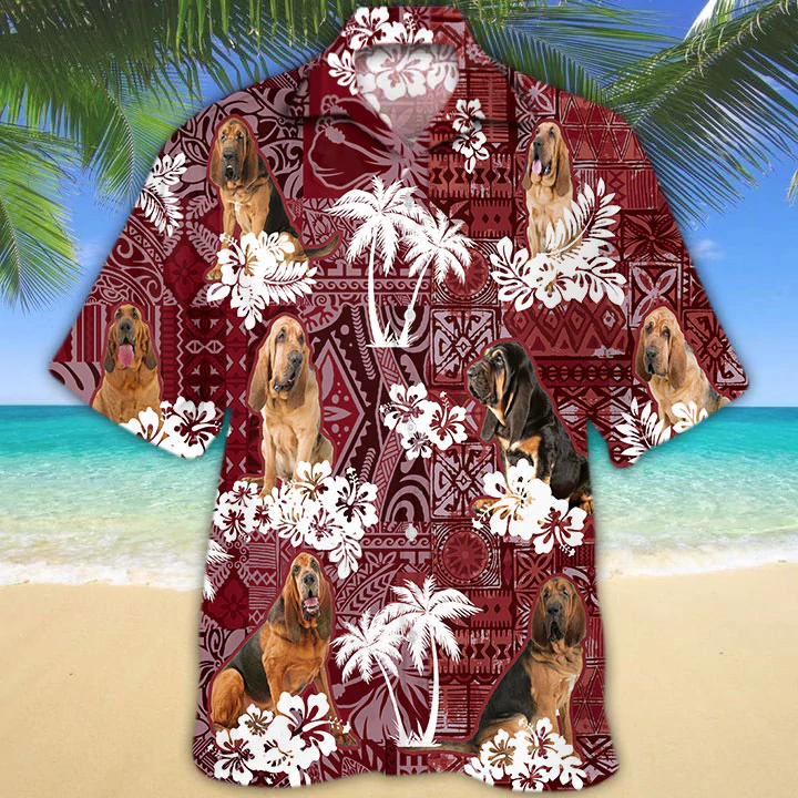 Bloodhound Hawaii Gift For Dog Lover Animal Summer Hawaii Shirt Men Ha65714