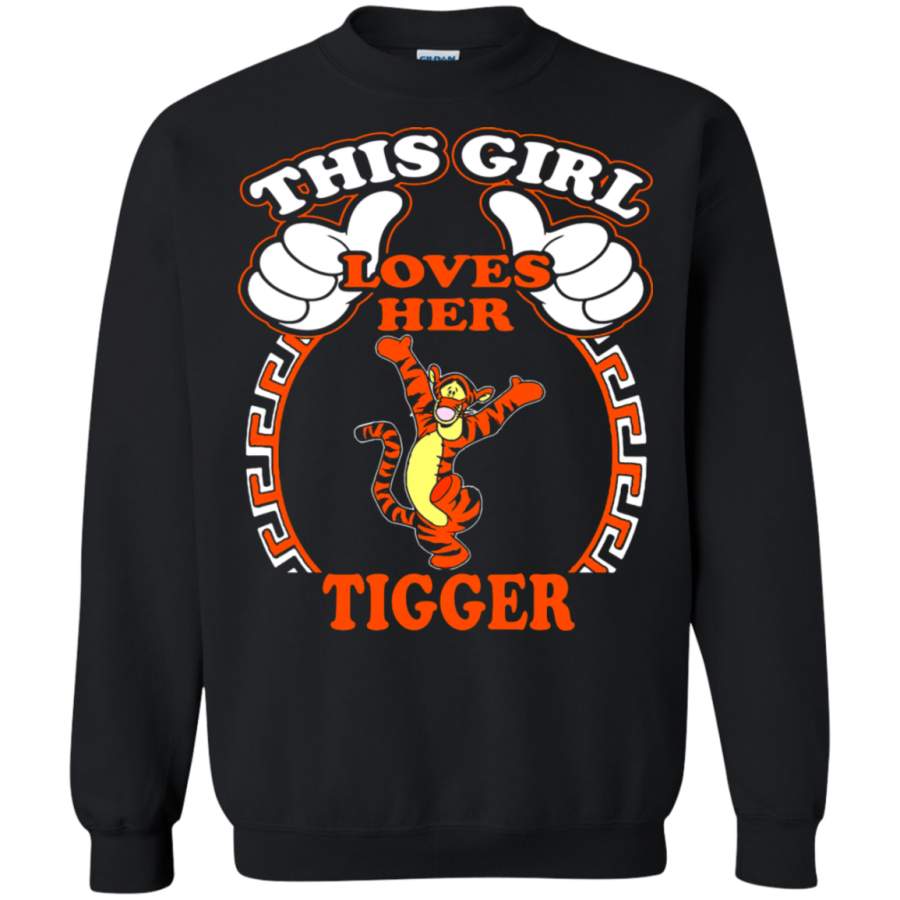 AGR This Girl Loves Her Tigger Winnie The Pooh Sweatshirt