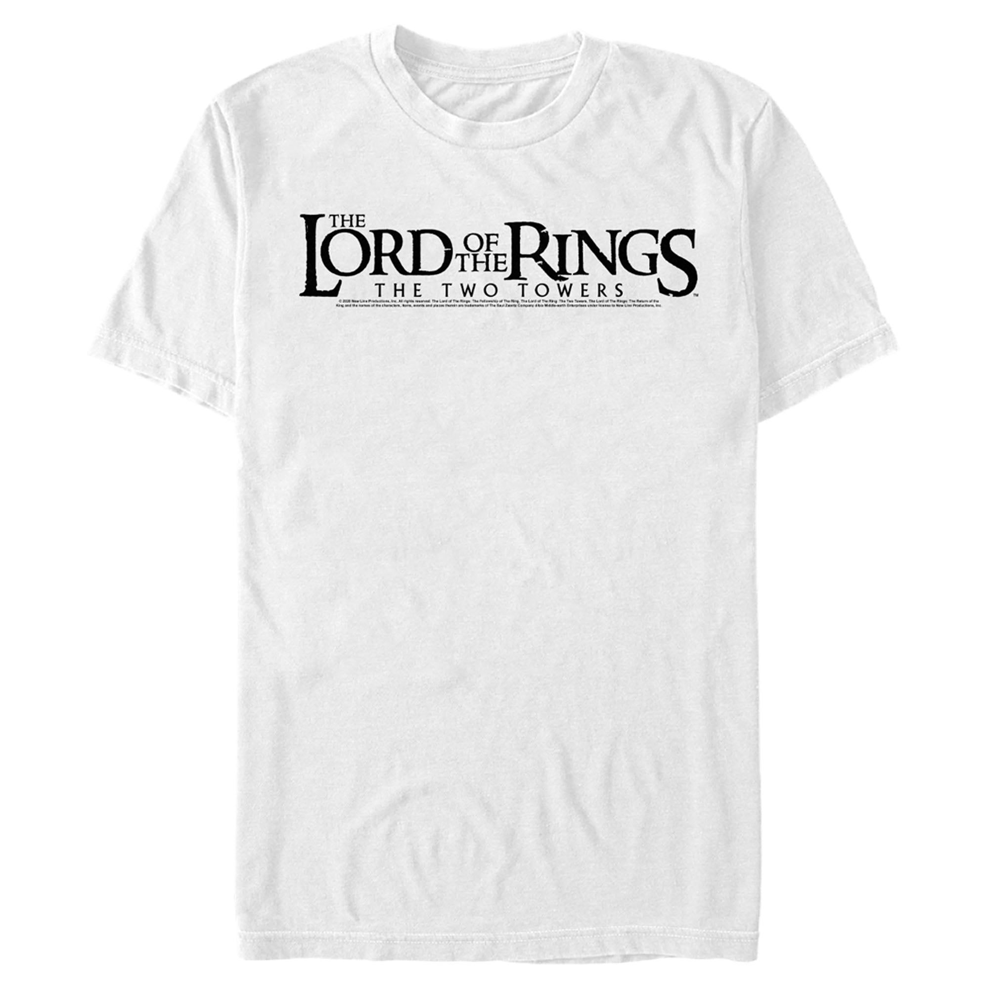 The Lord Of The Rings Men’S Two Towers Small Logo  T-Shirt