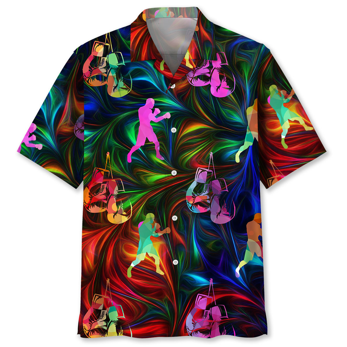 Boxing Color Hawaii Shirt Ha66800