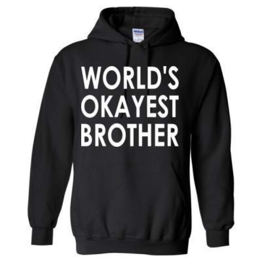 AGR Worlds Okayest Brother – Heavy Blend™ Hooded Sweatshirt