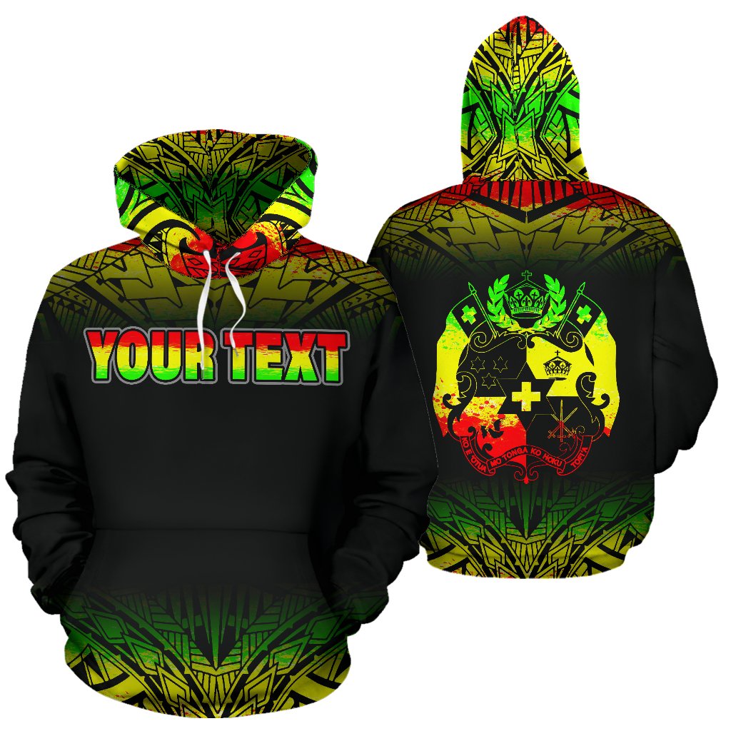 Tonga All Over Custom Personalised Hoodie – Reggae Fog – BN09