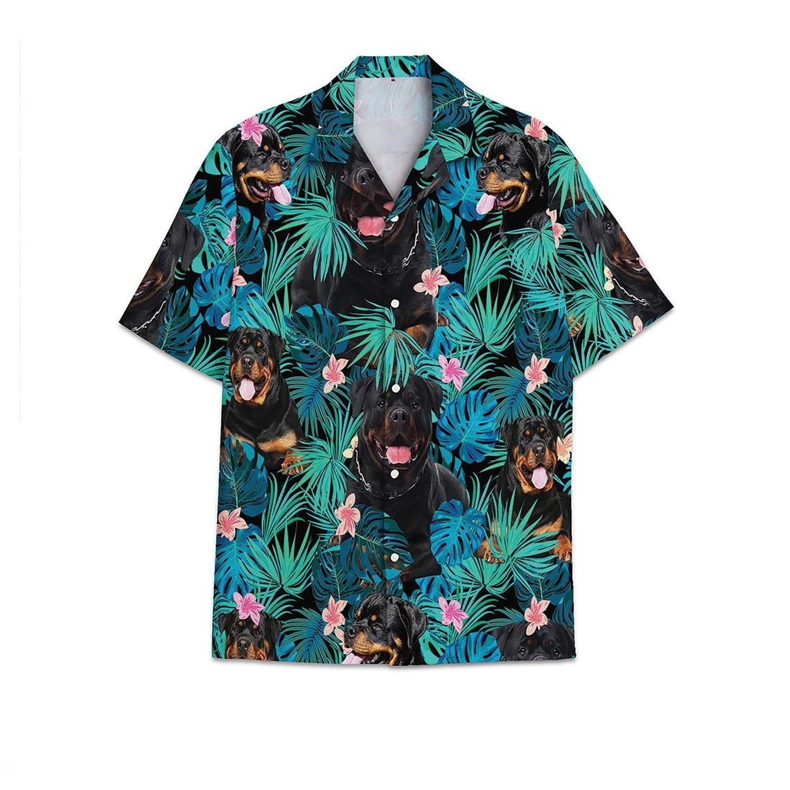 Aloha Hawaii Shirt Pet Combination Print Made In Summer Beach Shirts 6 Ha25826