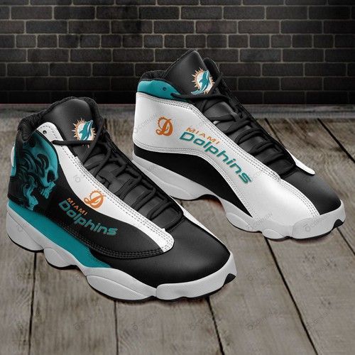 Miami Dolphins Custom Air Jordan 13 Sneaker Air Jd13 Custom Shoes Des 22