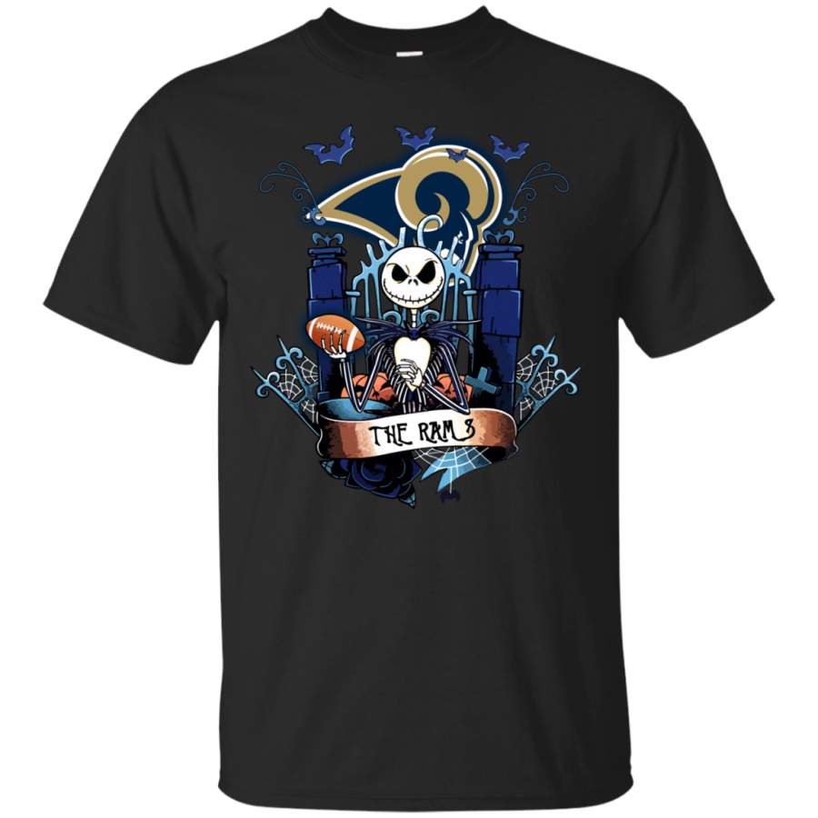 AGR Los Angeles Rams Halloween The Nightmare Before Christmas Shirts