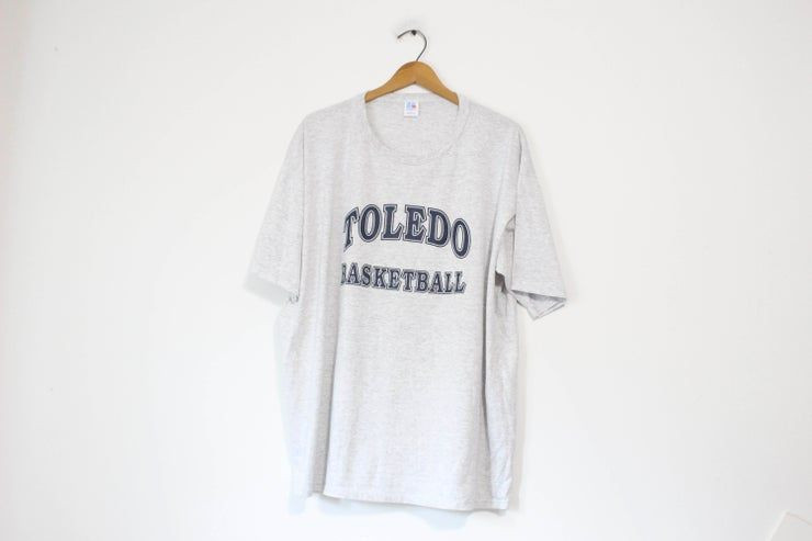 Vintage Grey University Of Toledo Basketball Shirt