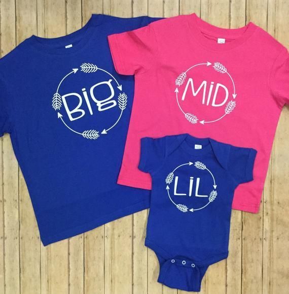 Little Brother Little Sister Big Brother Little Brother Middle Child Sibling Sets Sibling Shirt