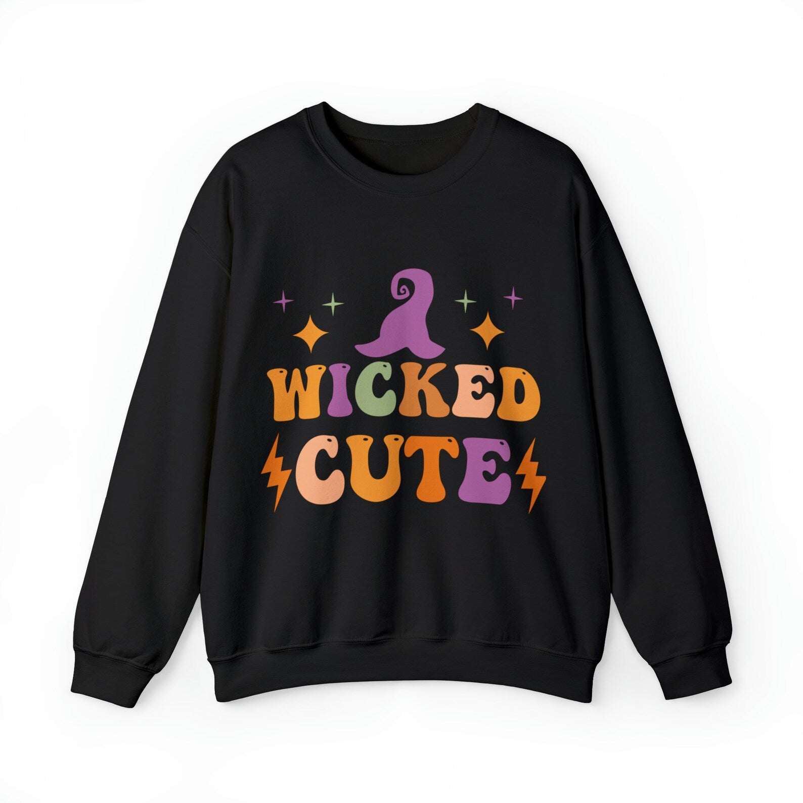 Cute Halloween Sweatshirt Halloween 2D Crewneck Sweatshirt All Over Print Sweatshirt For Women Sweatshirt For Men Sws3654