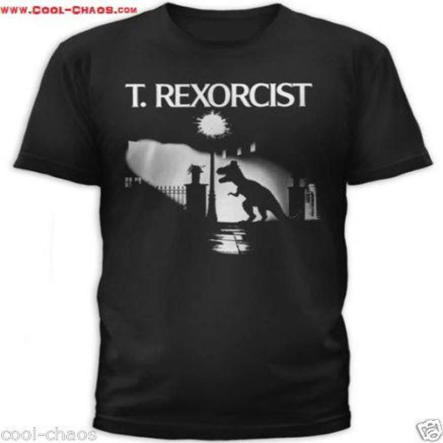 T-Rexorcist Exorcist T-Shirt Men’s Sizes: S/M/L/XL/2X