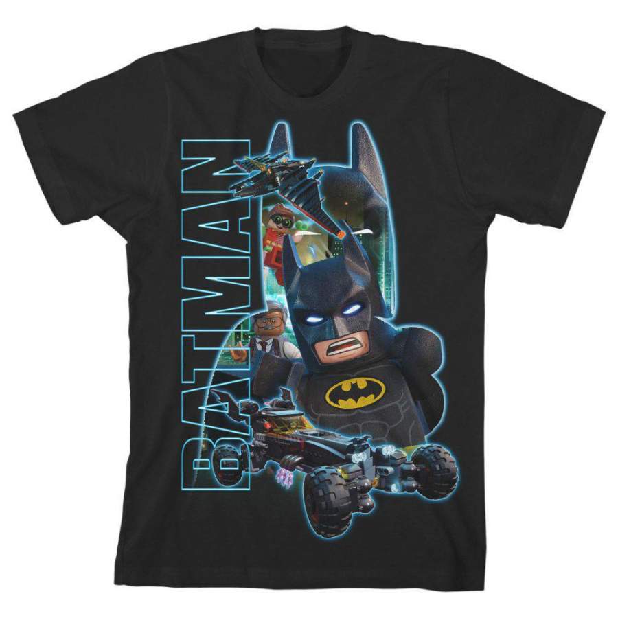 The Lego Batman Movie Batman Group Youth Men/Women 3D All-Over Print Tshirt